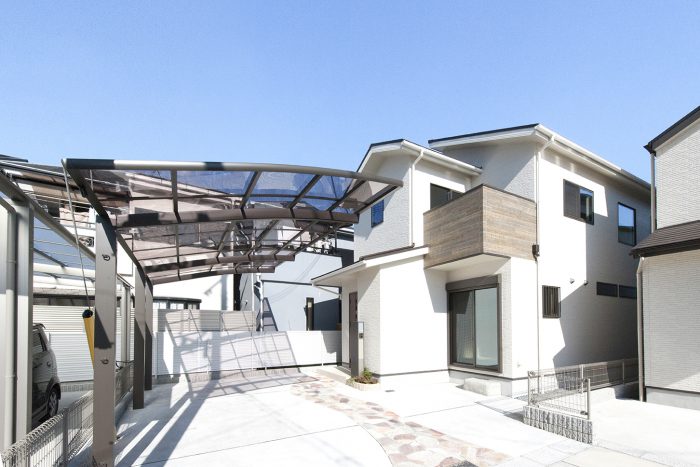 開放的なアプロ―チ｜京都・滋賀の注文住宅 天然木の家