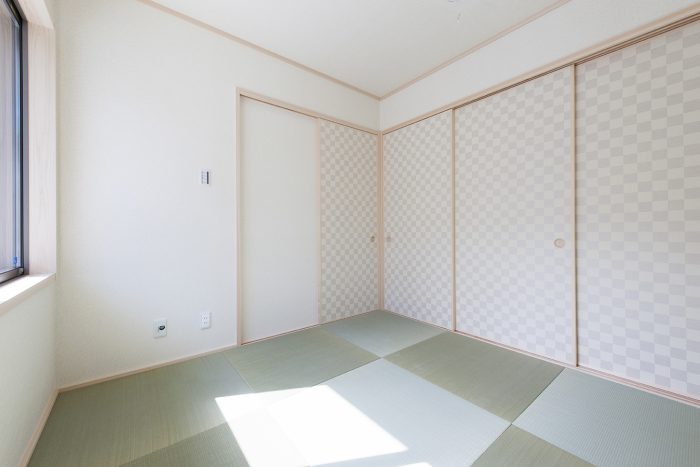 市松模様の襖｜京都・滋賀の注文住宅 天然木の家
