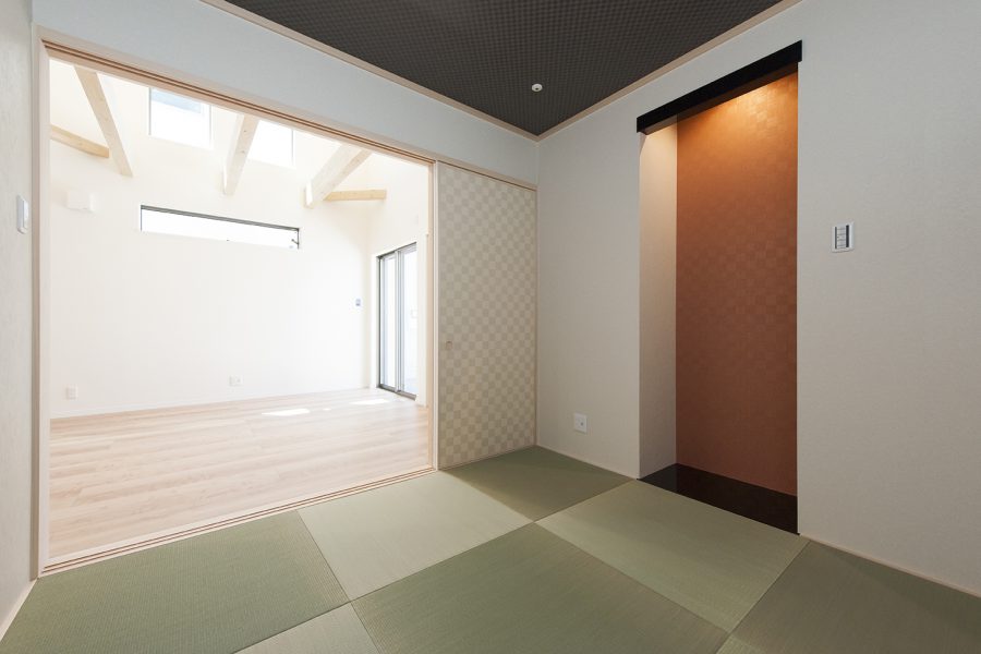 床の間が美しい和室｜京都・滋賀の注文住宅 天然木の家