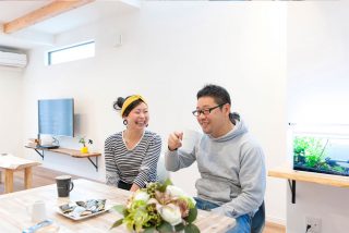Y様インタビューの様子｜京都・滋賀の注文住宅 天然木の家