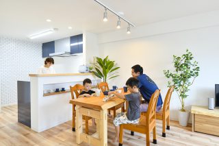 リノベーション完成後生活イメージ｜京都・滋賀の注文住宅 天然木の家