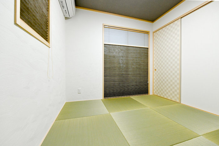 琉球風畳の和室｜京都・滋賀の注文住宅 天然木の家
