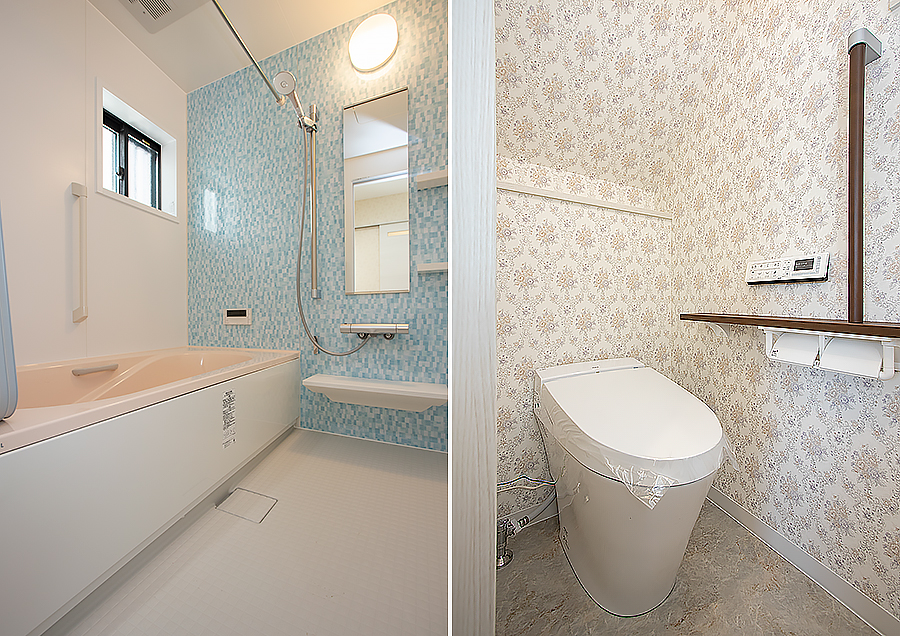 浴室とトイレ｜京都・滋賀の注文住宅 天然木の家