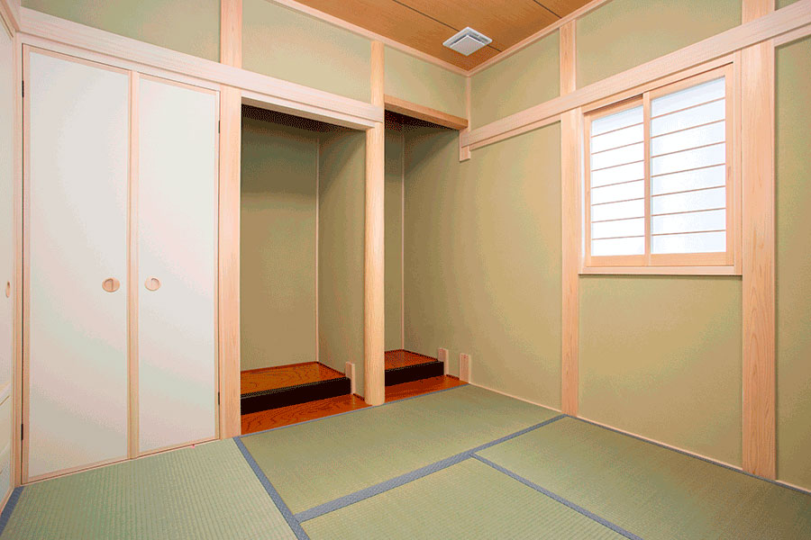 床の間のある和室｜京都・滋賀の注文住宅 天然木の家