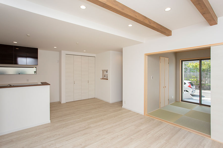 併設された和室は使い勝手豊富｜京都・滋賀の注文住宅 天然木の家